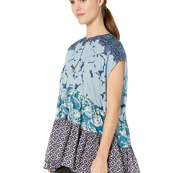 NWT Free People💕 Gotta Have You Tunic  in Blue - Picture 5 of 8